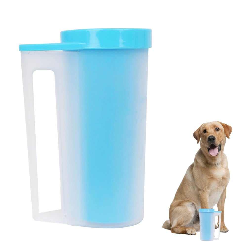 COMFPET Portable Paw Washer - Fast Clean Foot Cleaner for Small Medium and Large Dogs and Cats